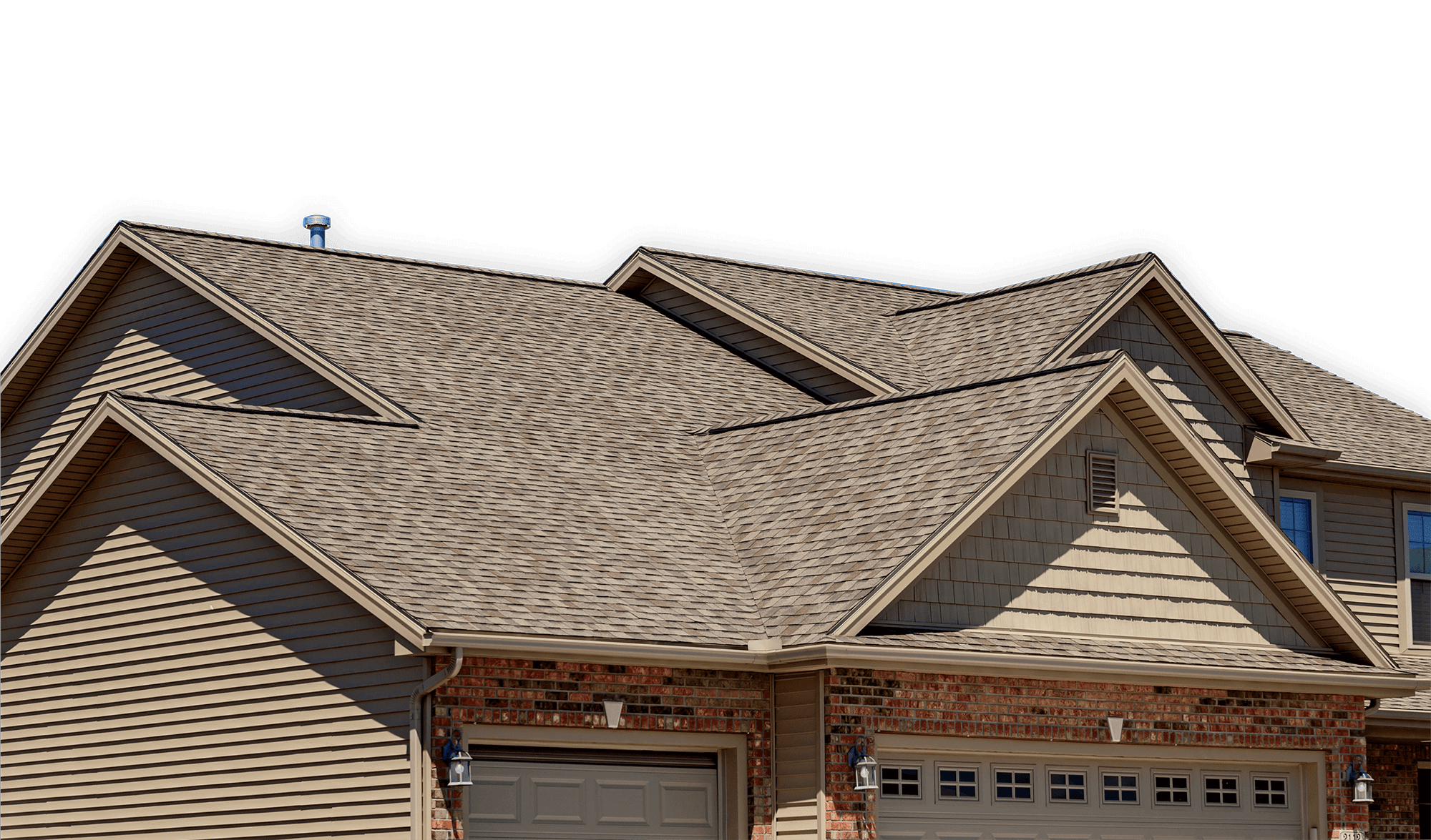 Tan Roofing on a Texas Home