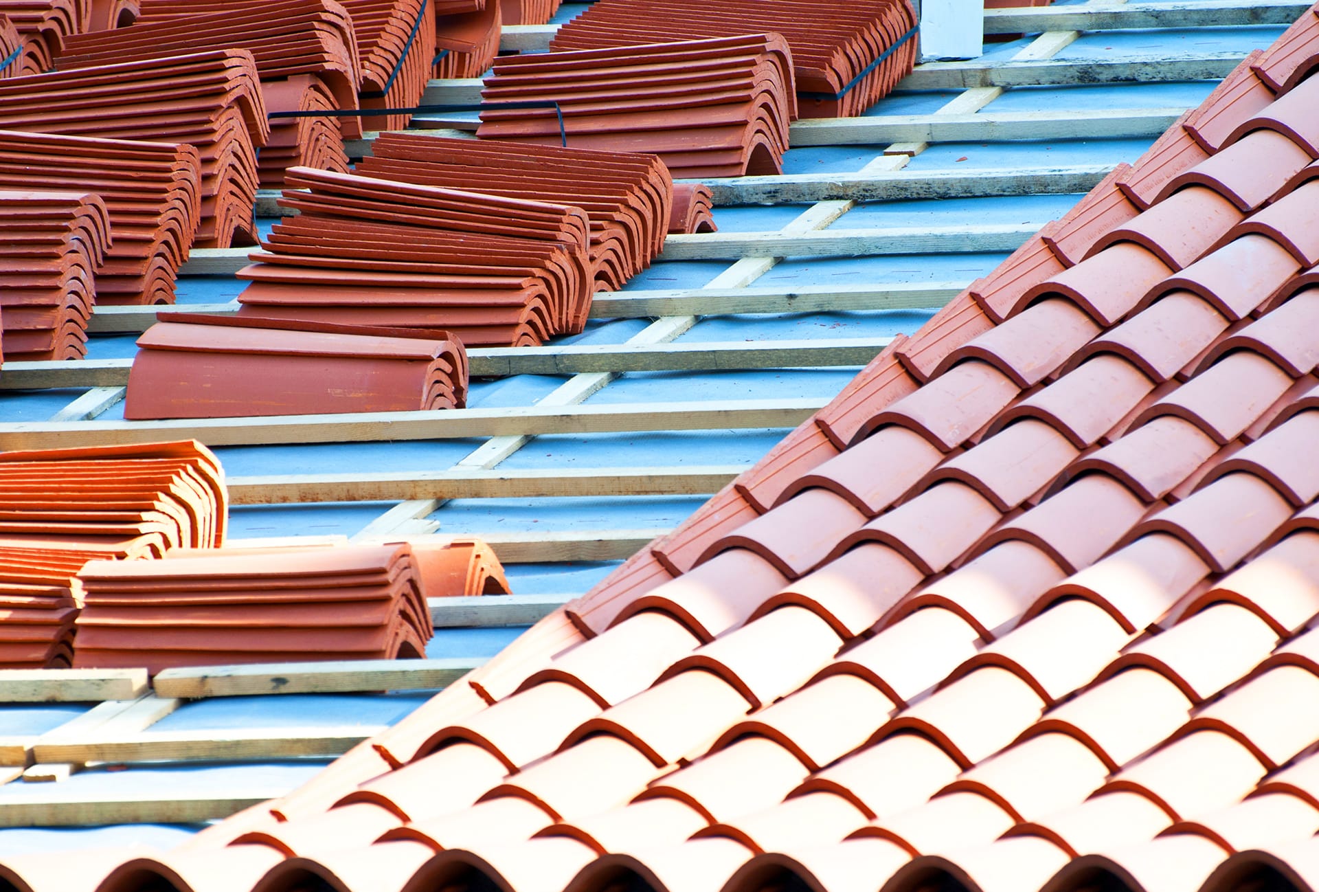 Clay Tile Roof Installation