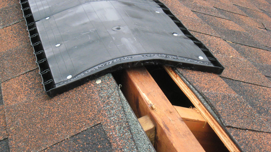 Bubbling under roof