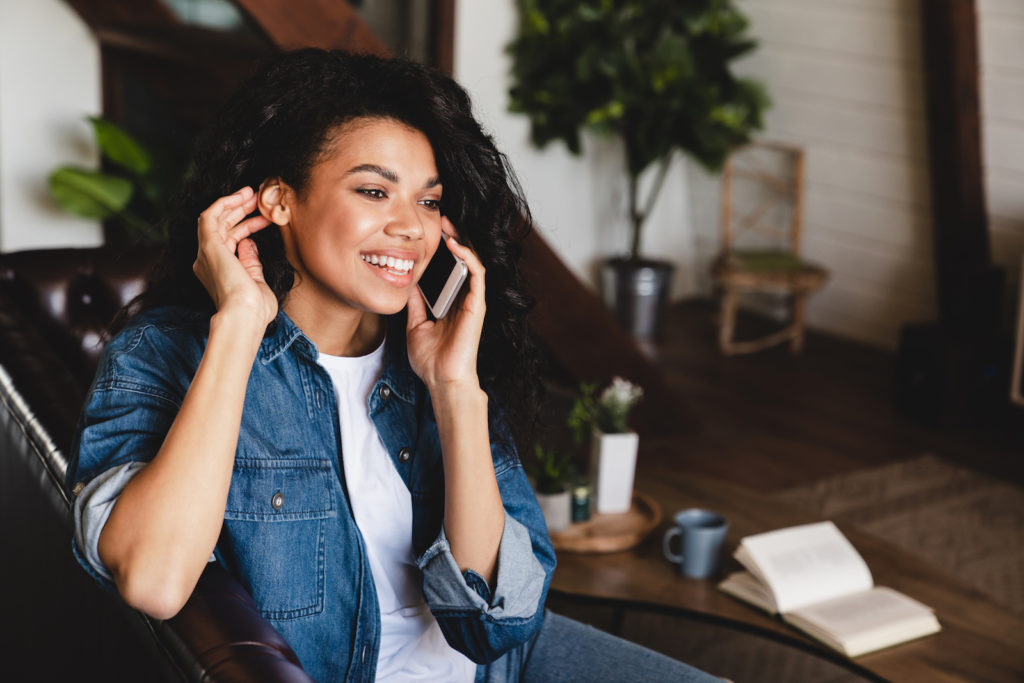 Women on the phone