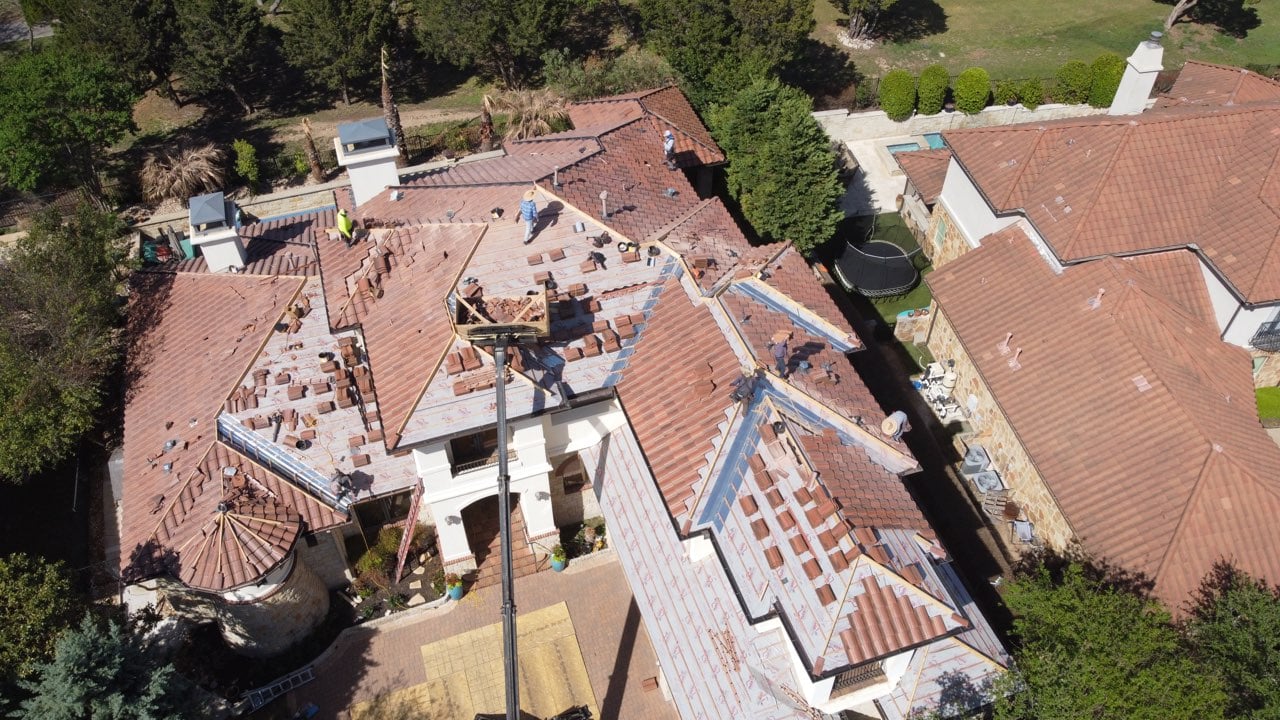 Clay Tile Roofing Installation
