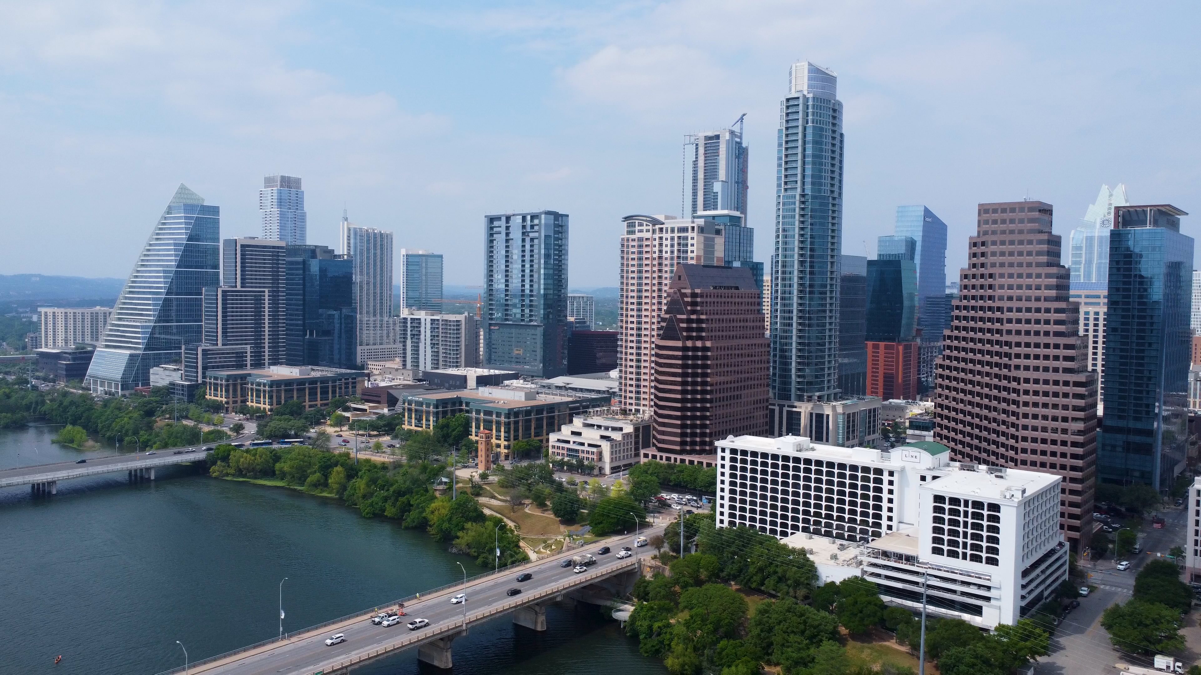 Austin River with Skyline