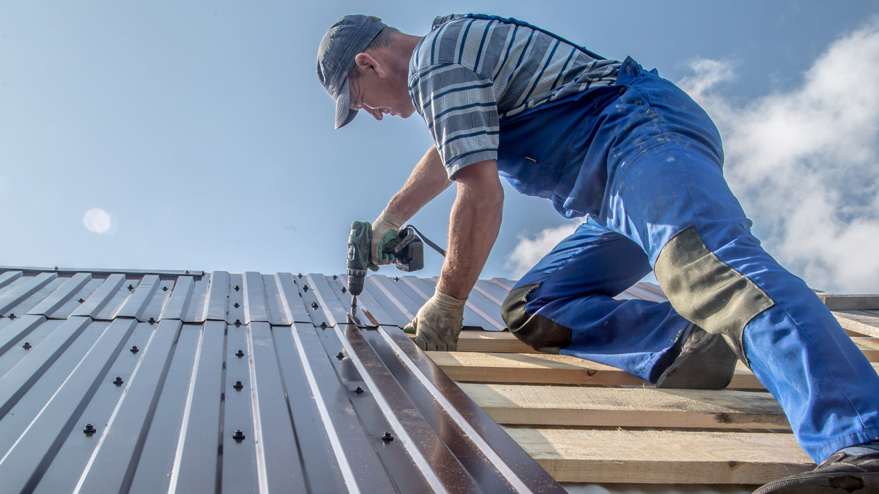 Installing Screws in Metal Roofing