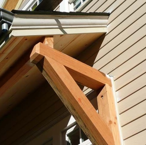 Closeup of metal roof