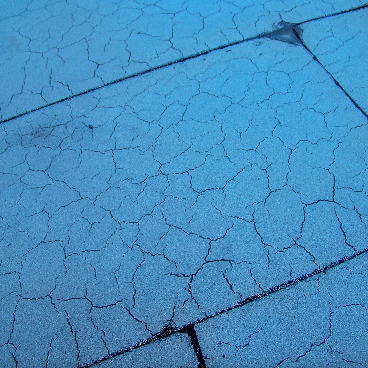 Closeup of metal roof